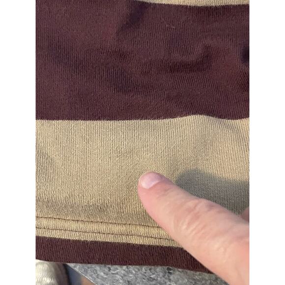 Rugby Polo Shirt Mens XL Varsity Long Sleeve Heavy Preppy Academia Izod Y2k - Picture 10 of 11